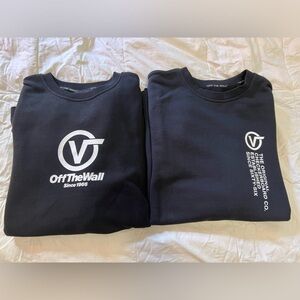 Vans Men’s Crewneck Pullover Sweatshirt Large one NWT